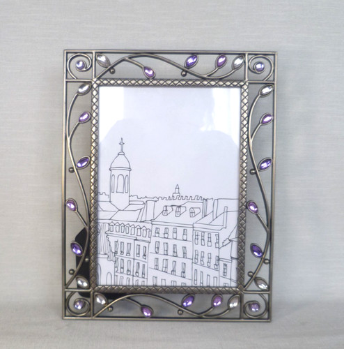 Jewelled pewter colour photo - colour,