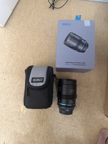 Sirui 40mm anamorphic - t1.8,