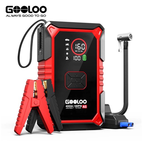 Gooloo 4000a car jump starter - car,