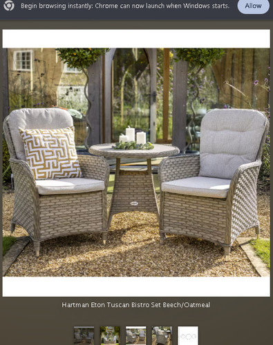 Hartman eton tuscan bistro set - bistro,