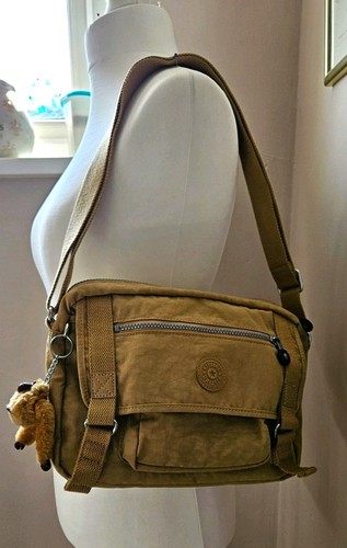 Kipling gracy beige nylon - beige,