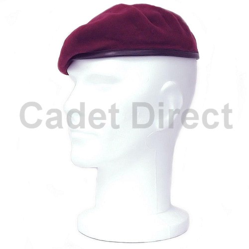 British army beret maroon - british,