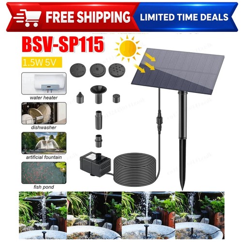 Mini solar fountain - fountain, 1.5w