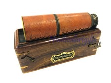 14'' Brass Telescope with wood