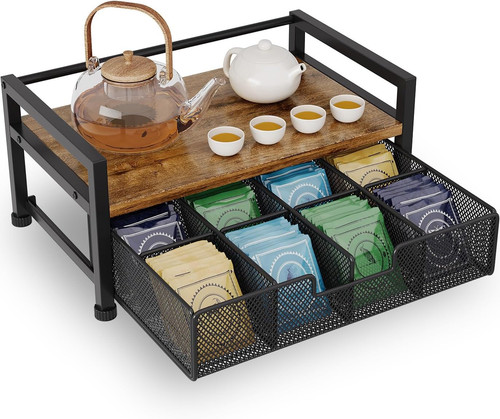 Metal tea bag holder - tea,