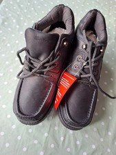 Young MENS/YOUTHS BEN SHERMAN BLACK ANKLE BOOTS. NEW, NEVER WORN. SIZE 7