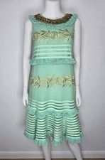 Manoush Mint Green Embellished
