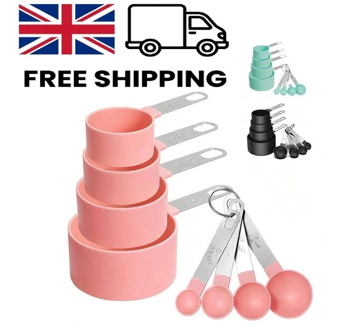 8pcs stainless steel measuring - steel,