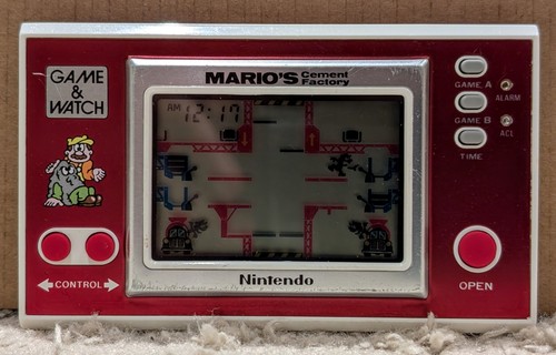 Nintendo game watch mario s - watch, mario's