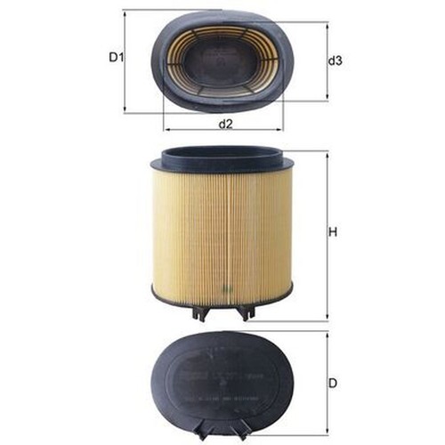 Air filter for porsche - 911, 997