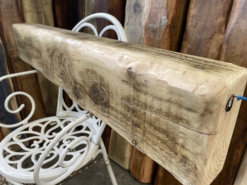 Reclaimed solid wood fireplace - solid,