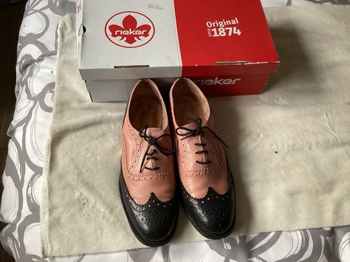 Rieker leather brogues - rieker, style