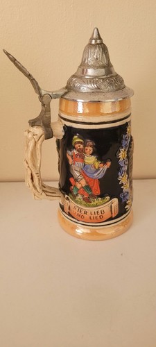 Vintage west german beer stein - vintage,