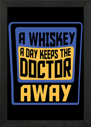 Whiskey lover framed - whiskey,