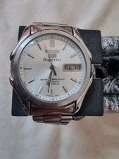 SEIKO 5 SUPERIOR 7S36-0030 DAY/DATE AUTOMATIC VINTAGE MEN’S WATCH