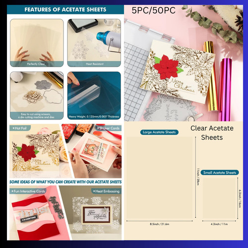 Acetate sheets transparent - sheets,