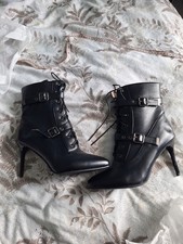 Fetish Stilletto Ankle Boots Size 10 Eu 44