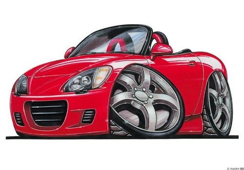 Honda s2000 coupe - coupe, red