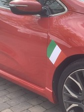 Italian Flag Vinyl Car Sticker