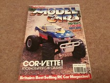 Radio Control Model Cars magazine October 1989. Tamiya Avante, Kyosho Optima Mid