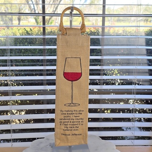 Jute burlap wine - jute, tote