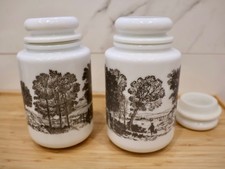 Vintage Retro Milk White Glass