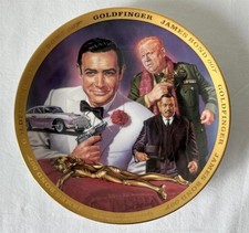 Franklin Mint James Bond 007 GOLDFINGER Porcelain Collector Plate