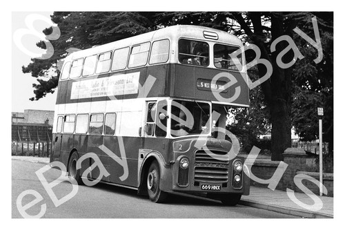 Bus photograph stratford blue - photograph,