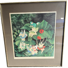 Beryl Cook Fairy Dell Limited Edition Litho Print 750 Signed & Framed