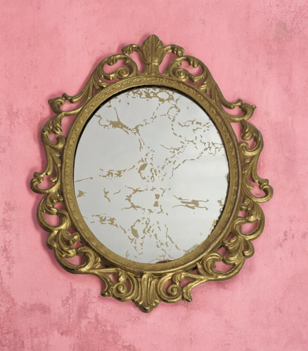 Vintage antiqued brass ornate - vintage,