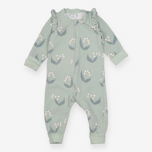 Polarn pyret baby green zip - polarn, o.
