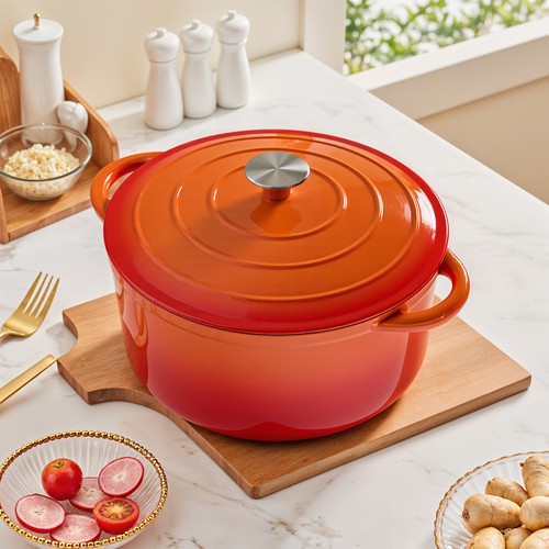 Cast iron casserole dish - cast,