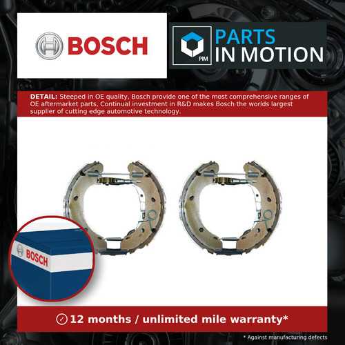 Brake shoes set - brake, fiat