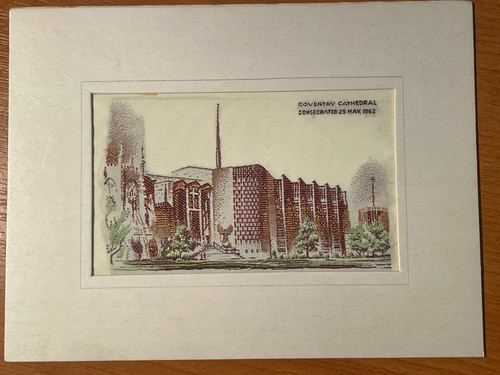 Coventry cathedral 1962 woven - coventry,