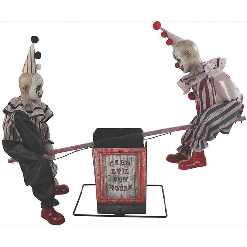Animated see saw clown - ft,