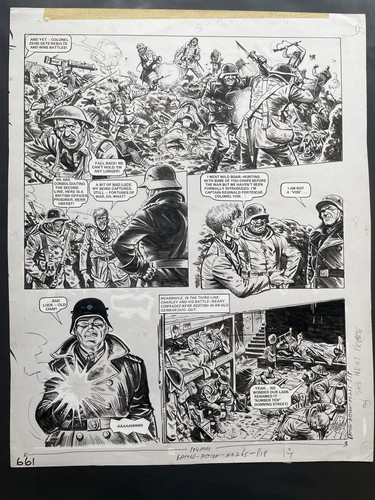 Charley war original artwork - war,
