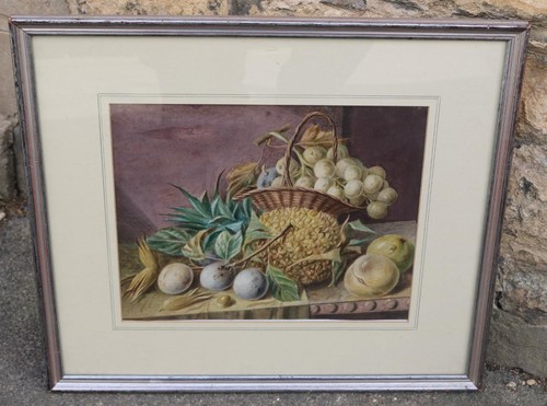 Antique watercolour still - antique,