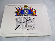 Queen's Silver Jubilee Commemorative Spicers Ltd  Stationary Tin  Empty Vintage