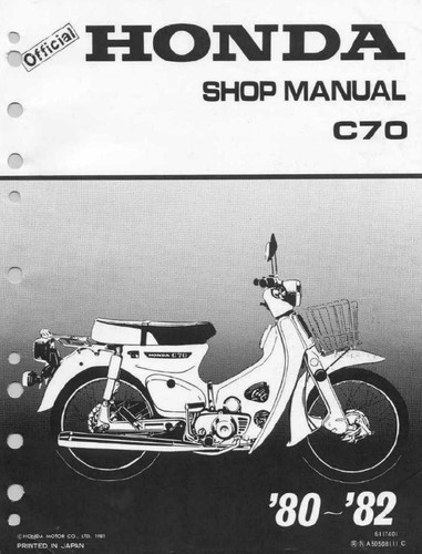 Honda c70 c90 service workshop - c70,