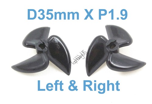 1set d35mm blades - 3-blades, left&right