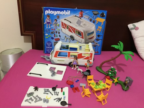 Vintage rare playmobil caravan - vintage,