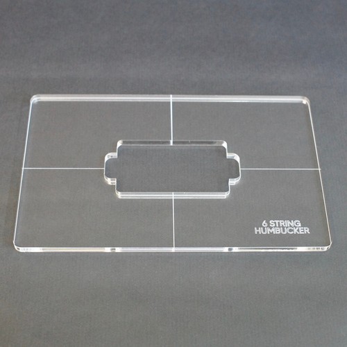 Guitar pickup routing template - pickup,