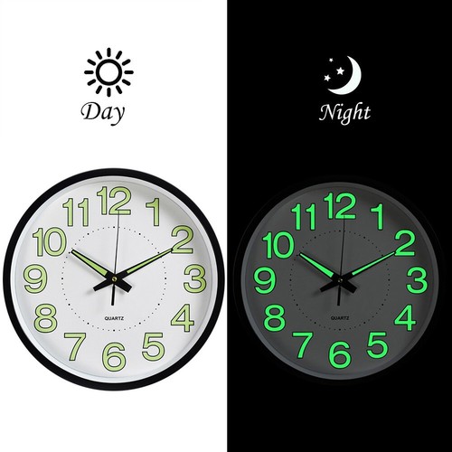Luminous wall clock night - luminous,