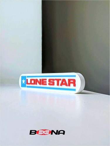 Lone star logo display - star,