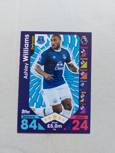 Topps match attax - attax, ashley