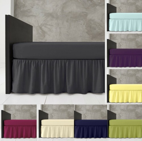 Frilled base valance - frilled, sheet