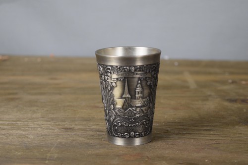 Pewter relief souvenir shot - pewter,