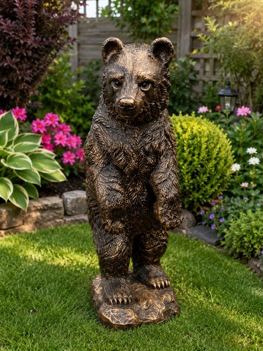 Large bronze effect standing - bronze,
