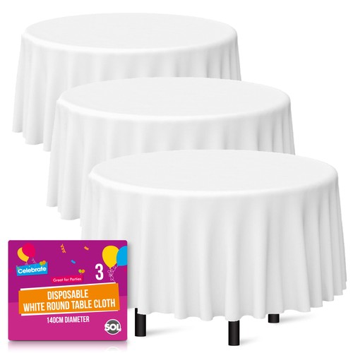 White plastic table - 3,