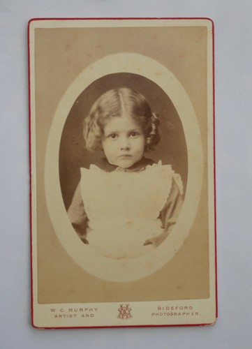 Cdv victorian girl with - of,